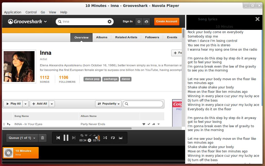 Grooveshark Music Service