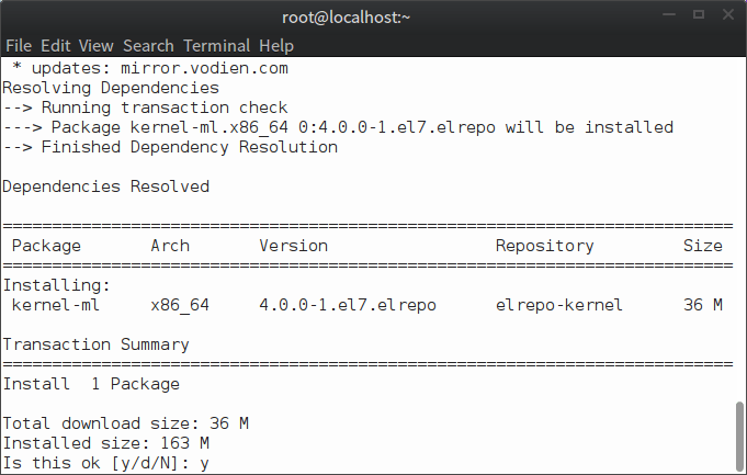 从ELRepo安装Linux内核4.0