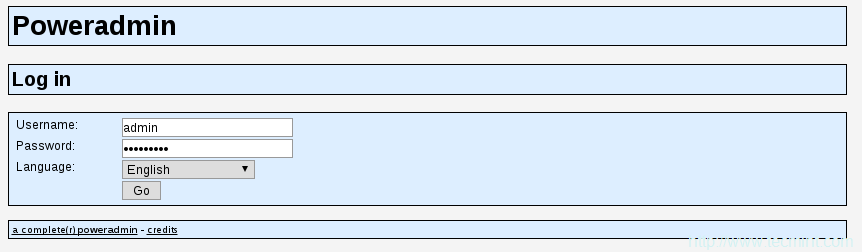 PowerDNS Login