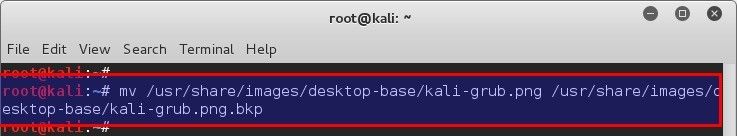 Change GRUB background in Kali Linux - blackMORE OPs -4