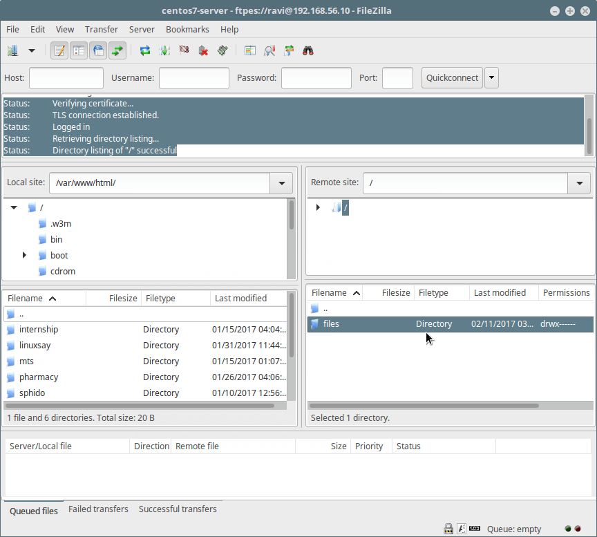 通过 TLS/SSL 连接到 FTP 服务器