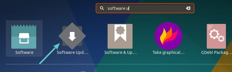 在 Ubuntu 中运行 Software Updater