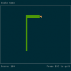 在 Linux 终端中玩贪吃蛇