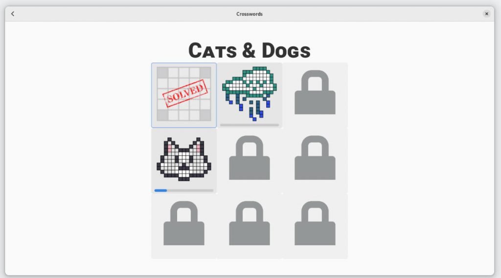 GNOME 填字游戏 - 图片 1