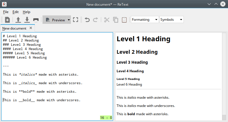 Markdown to HTML conversion