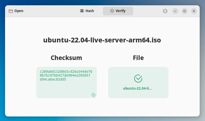 Ubuntu server ISO image verified