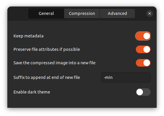 curtail configuration options