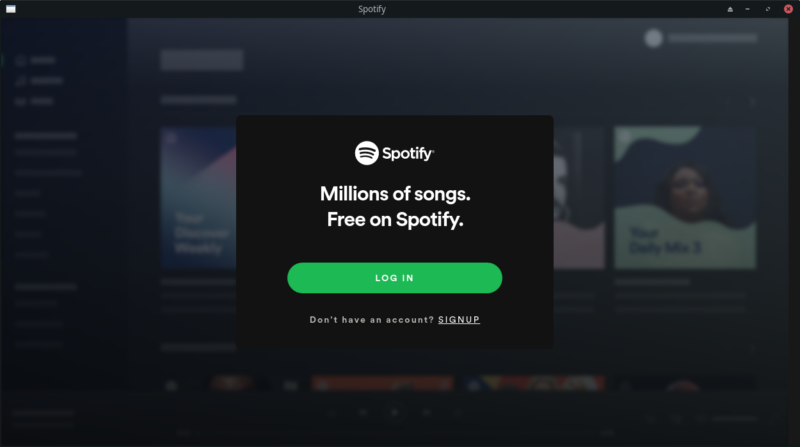 Spotify on Arch Linux