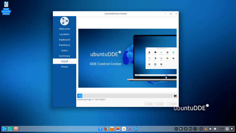ubuntudde remix 22.04 installer
